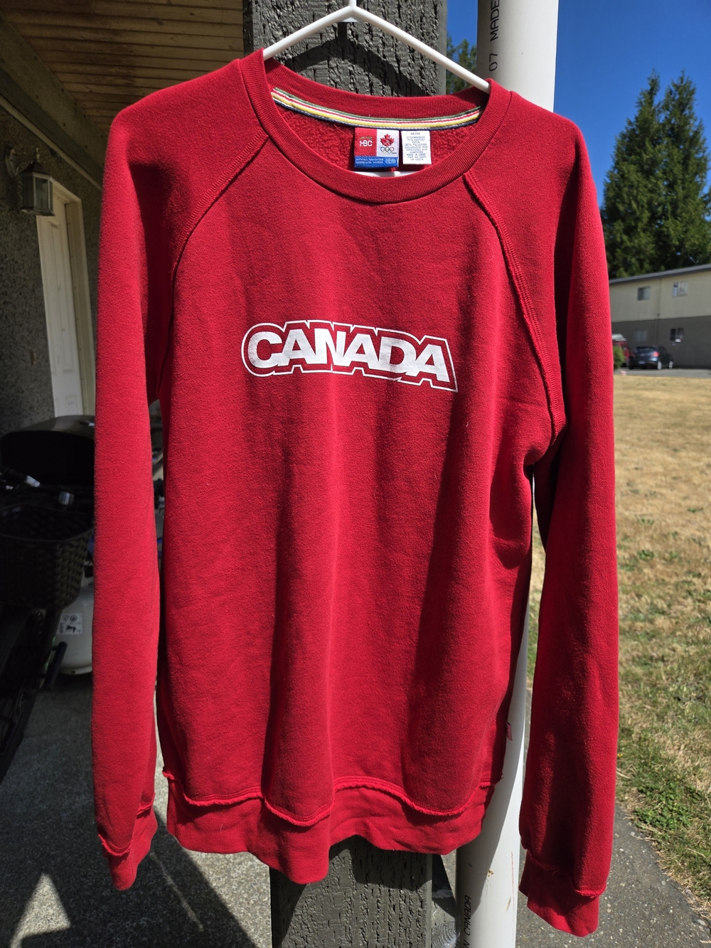 HBC Canada Red Crewneck Sweater